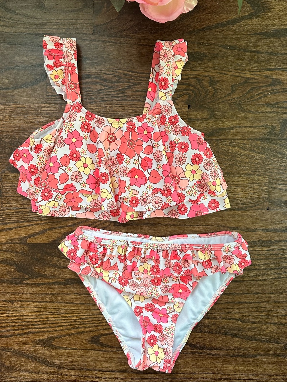 Nicole Miller two piece swimsuit, size 10